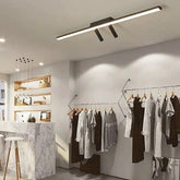 Linear Black LED Living Room Ceiling Light - Clowas